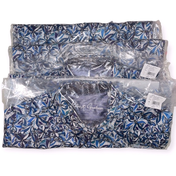 ROBERT GRAHAM Chapman Shirt Button Up Long Sleeve Contrasting Flip Cuff NWT - Picture 8 of 11